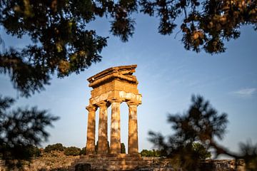 Griekse tempel op Sicilië.
