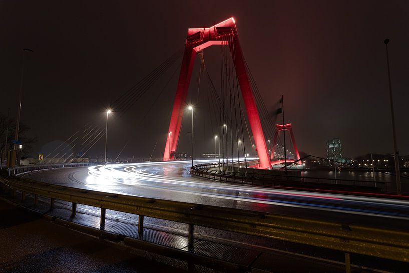 Willemsbrug Rotterdam van Gertjan Hesselink