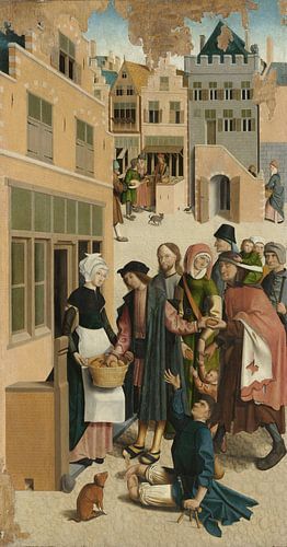 De zeven werken van barmhartigheid (deel 1) Meester van Alkmaar