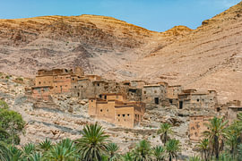 Mountain village in the Ait Monsour Gorge, Morocco by Ron van der Stappen