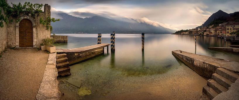 Limone harbour panorama by Wojciech Kruczynski