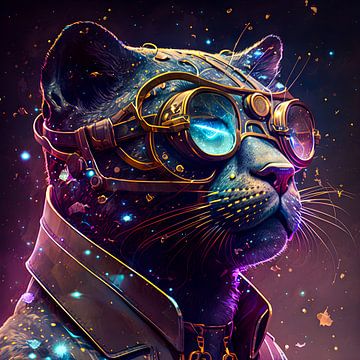 Galaxy Cat by Mutschekiebchen