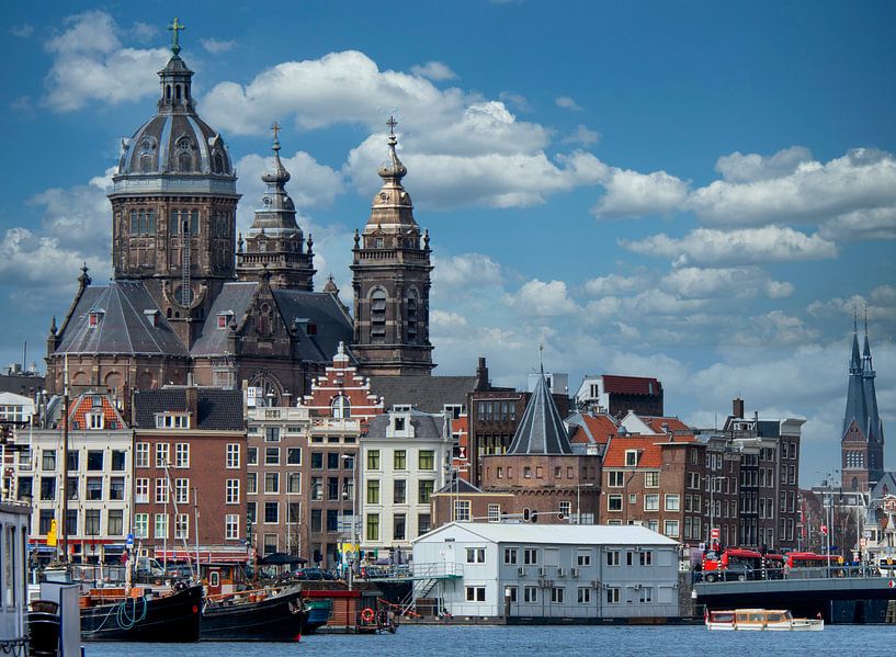 Sint Nicolaas basiliek Amsterdam van Peter Bartelings