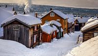 Winter in Røros, Norwegen von Adelheid Smitt Miniaturansicht
