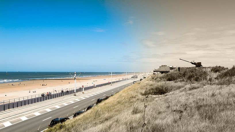 Afweergeschut Atlantikwall WW2  van Wilfred Roelofs