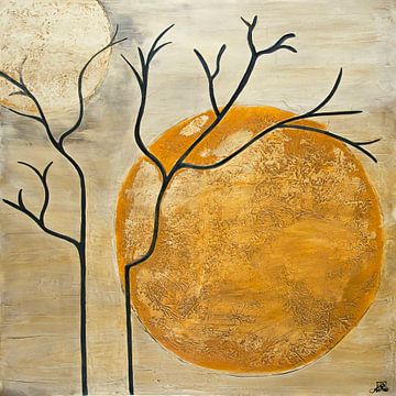 Two moons and a Tree van Beatrice Chauville