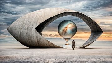 Het oog van de eeuwigheid van Klaus Tesching - Art-AI