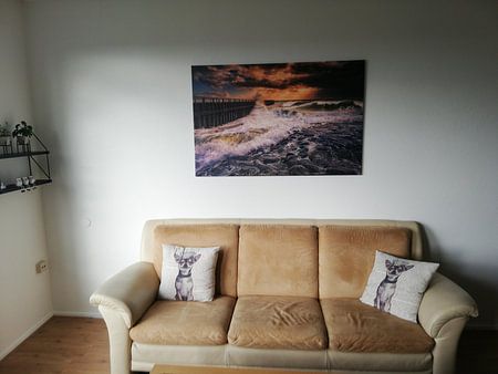 Autumn storm at the Dutch coast