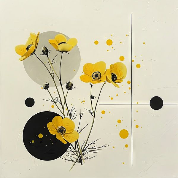 Ranunculus harmony - Ranunculus artwork by Poster Art Shop