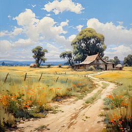 Malen wie ein Blick nach draußen 23.12 von Blickfänger Gemälde