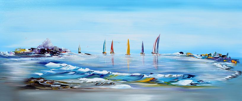Fantasy Segeln von Gena Theheartofart
