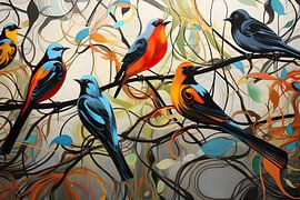 Colourful Bird Art | Bird