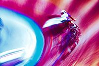 Cycliste en mouvement
