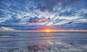 Sonnenuntergang auf Texel.