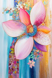 Bunte Blume