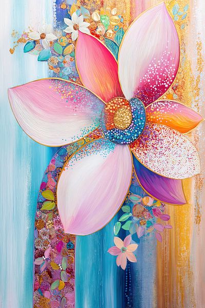 Colourful flower by Bert Nijholt