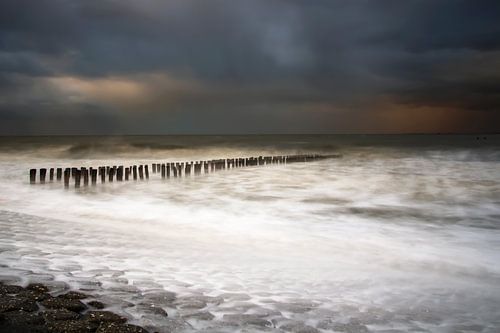 Bewolkt en winderig