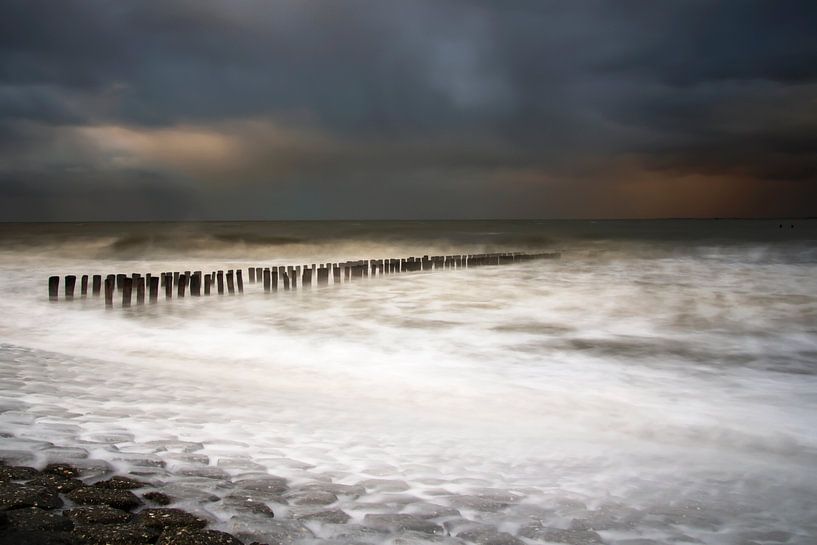 Bewolkt en winderig van Niek Goossen