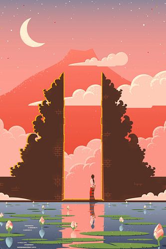 Bali: Hemelpoort tempel van Eduard Broekhuijsen