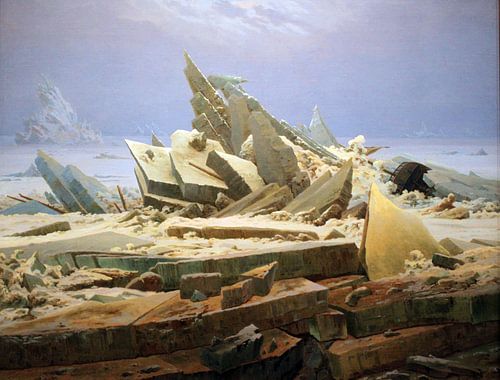 De Noordelijke IJszee, Caspar David Friedrich van art icons