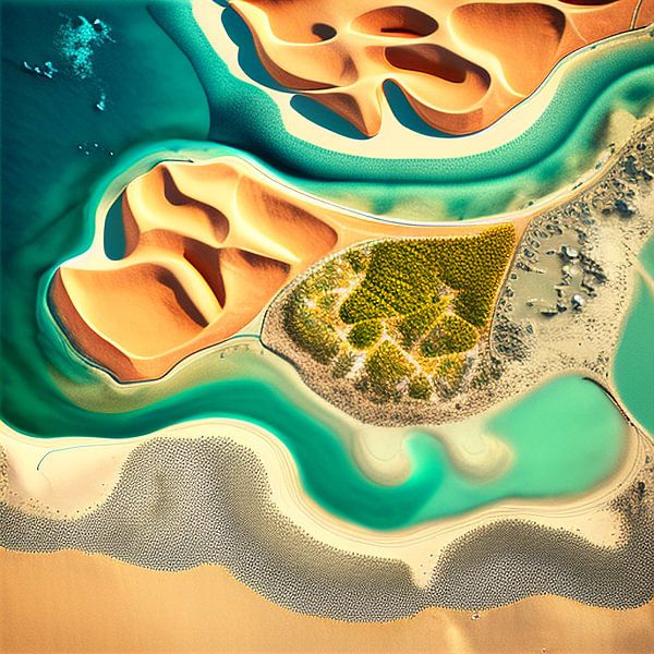 Dünen und Strömungen von Vythryd Arts