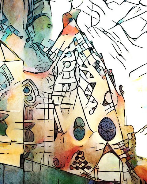 Kandinsky trifft Barcelona, Motiv 9 von zam art