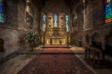 Im Inneren einer Kirche in Großbritannien von Digitale Schilderijen