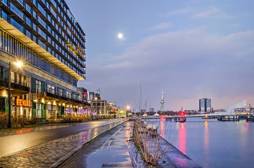 Katendrecht au clair de lune par Frans Blok