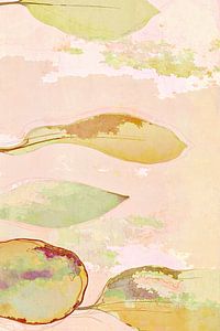 Spring is coming - sheet abstraction pastel