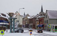 Centrum Simpelveld in de sneeuw von John Kreukniet Miniaturansicht
