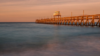 Pier in de zee
