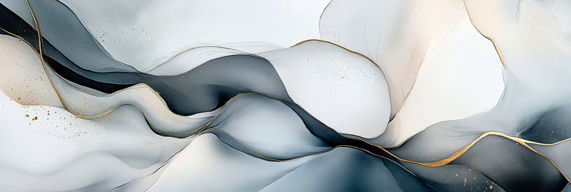 Abstrakte Wellen von Poster Art Shop