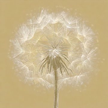 Abstrakte Pusteblume 2 von Pieternel Decoratieve Kunst