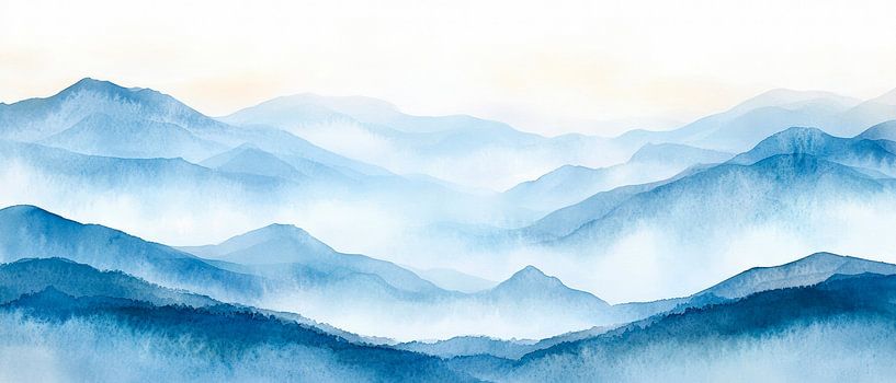 Weather magic in blue mountains by Poster Art Shop