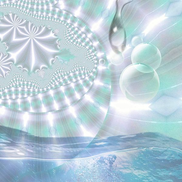 Water blue by Nina IoKa