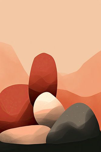 Abstracte botanische kunst