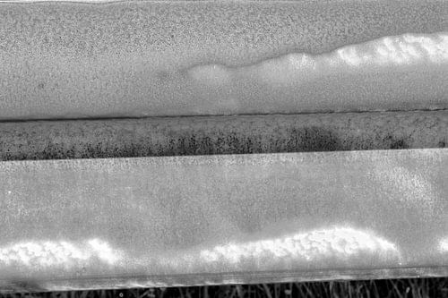 Minimalisme Kunst Fotografie Vangrail Zwart-Wit