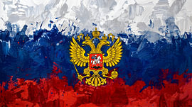 Textured Russian Flag by HUGO