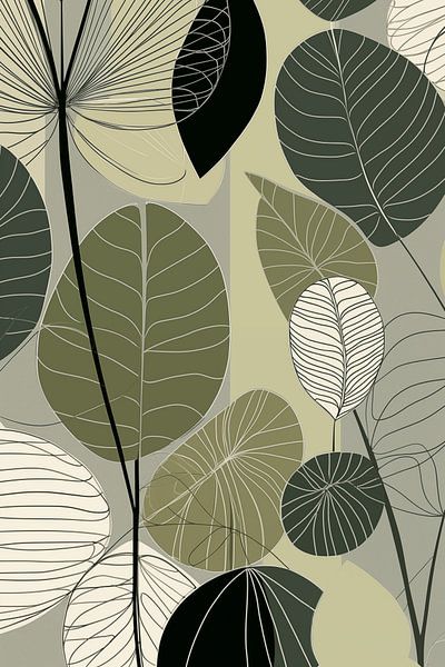 Botanische sfeer van Koffie Zwart