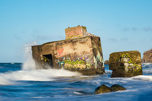 Bunker an der Küste der Ostsee