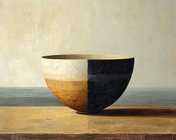 Japandi Still Life Bowl by Art Whims