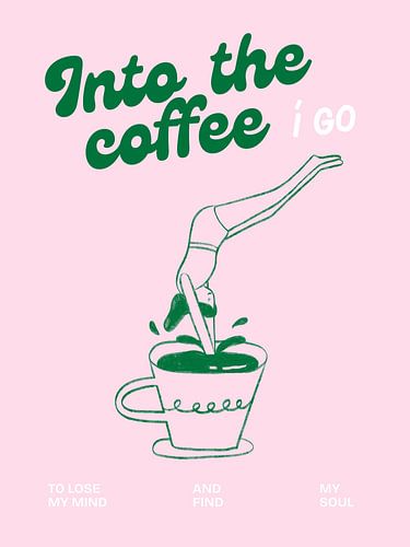 In de koffie ga ik...