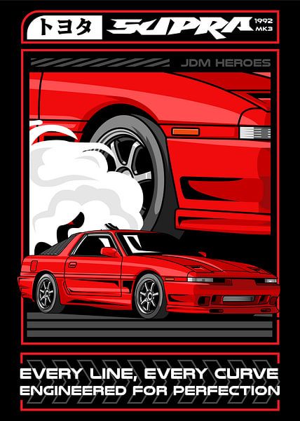 1992 Toyota Supra MK 3 JDM Auto von Adam Khabibi