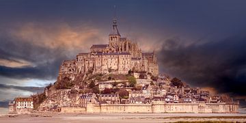 Le Mont-Saint-Michel in Frankrijk van Andreas Wemmje