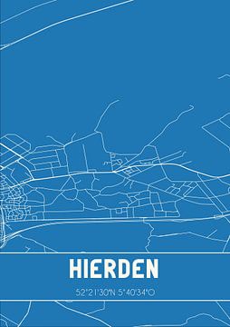 Blueprint | Map | Hierden (Gelderland) by Rezona