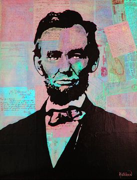 President Abraham Lincoln van Kathleen Artist Fine Art