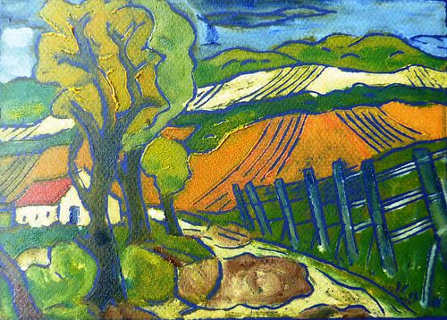 In den Weinbergen über Ahrweiler im Ahrtal