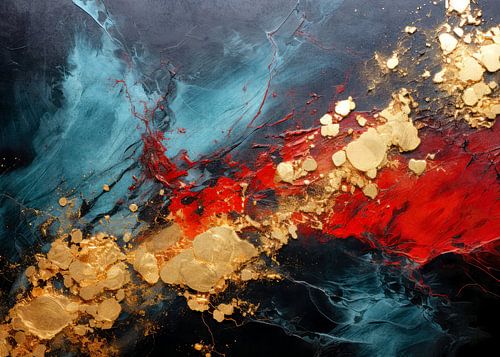 Bevroren zand van vuur