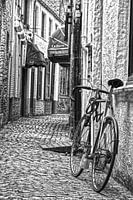 Smalle straat in Brugge