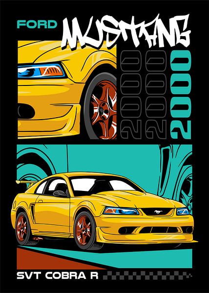 Ford Mustang SVT Cobra R Car by Adam Khabibi